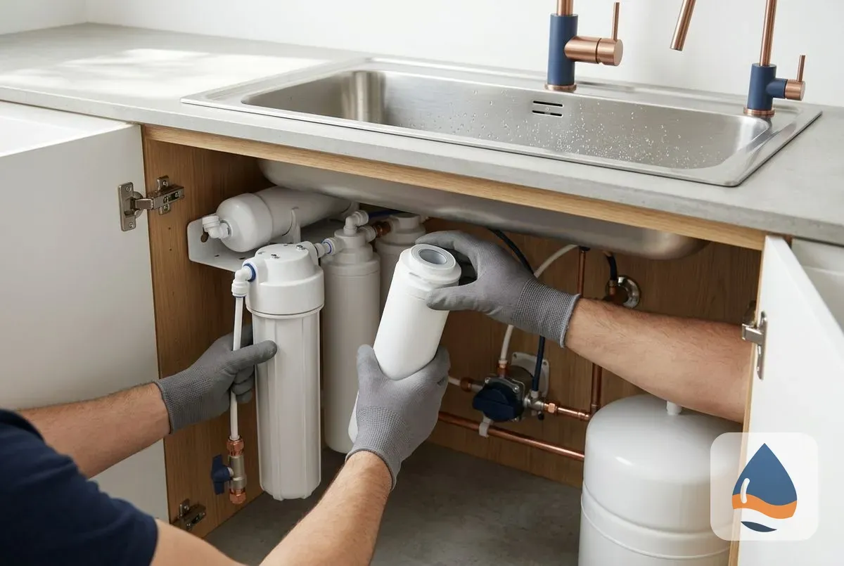 Under Sink RO Installation New Braunfels TX