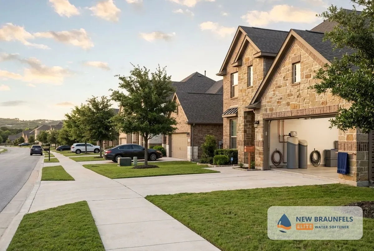 Water softener River Chase New Braunfels TX home installation